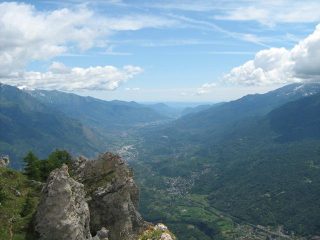 panoramica sulla bassa valle