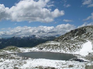 Il bel lago di Luca dall'alto