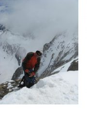 In vetta alla Pointe Derrier le Clapier