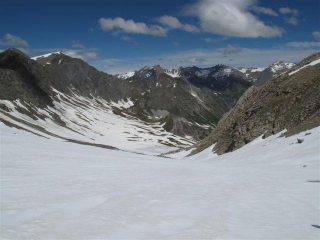 Dal colle il pendio salito