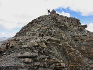 Davide è arrivato in vetta al Grand Berard (24-6-2009)
