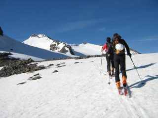 Passo della Vacca con parete N