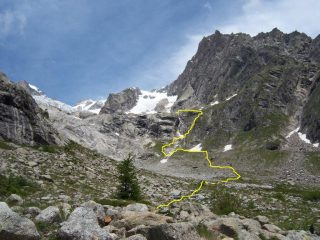 Parte bassa verso il bivacco
