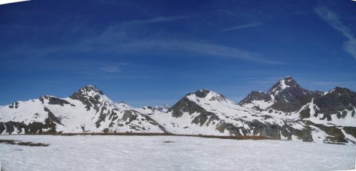 Panorama con Bec Costazza, Torre Ponton e Tersiva