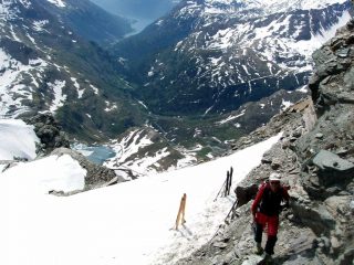 Il fondovalle dagli sci