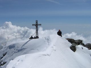 Arrivo in vetta