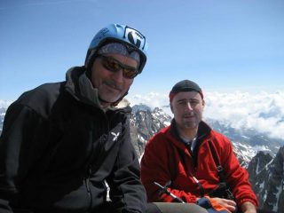 io e Nicola in vetta