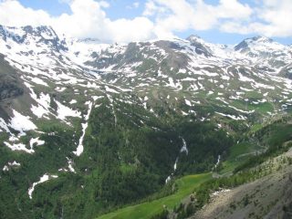 Il vallone dei Banchi visto dalla cresta