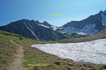 Il Colle Malatra' dal passo Deux Sauts