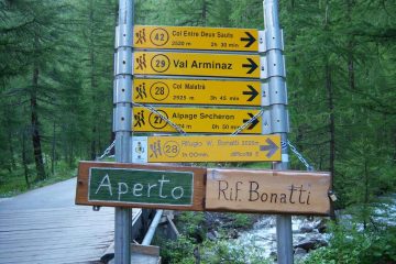 La palina alla partenza