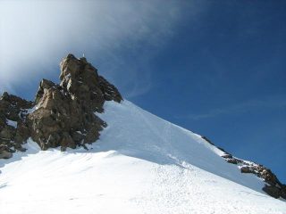 il pendio finale del Corno Nero
