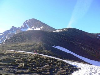 la neve in basso