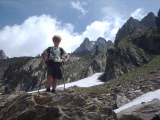Gabri e Cima Nasta in lontananza