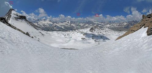 Panorama sull'alta valle dell'Orco