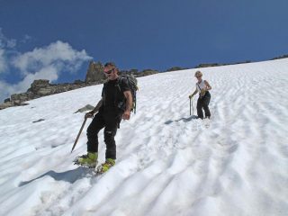 Discesa a piedi