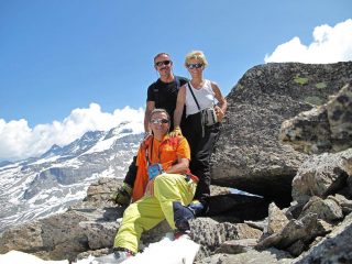 In cima, il Granpa dietro di noi