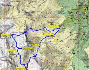 mappa itinerario
