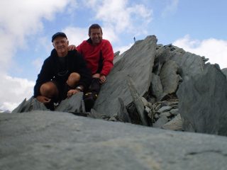 La cima della Punta Nera