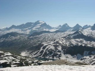 Panoramica verso il Gramparadiso
