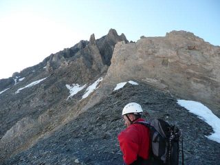 la cresta dal col de la dent parrachée