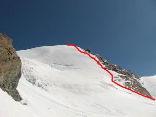 tracciato della via Kaspar-Mooser