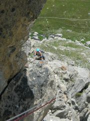 lungo la via di salita