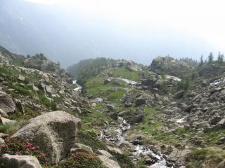 Alpe Vassinetto e Casa di caccia Vittoria dall'alto