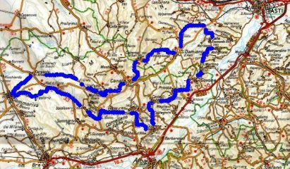 mappa del percorso