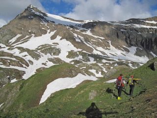 il sentiero basso per la conca