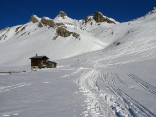 nella parte iniziale del Vallon du Torrent Galibier (31-1-2009)