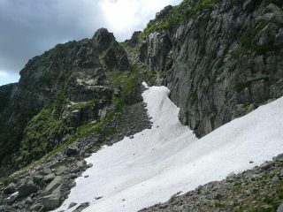 Nevaio prima della Bocchetta Limbo