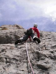Penultimo tiro, roccia incredibile
