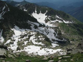 Il colle di nora, in  discesa dal Giardonera