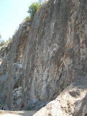 Scorcio della falesia