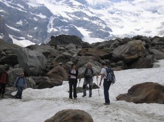 sentiero per il rifugio zamboni