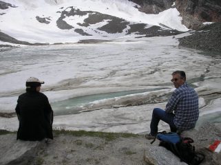 lago delle locce con Alla e Eugenio