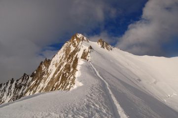 condizioni attuali della cresta da quota 4000 circa