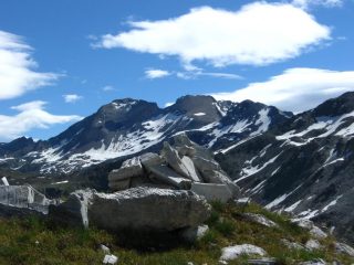 Panorama verso il Tao Blanc e l'Aouille...