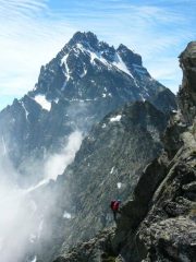 nei pressi della vetta