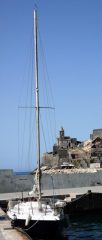 Francesca (la barca) si riposa