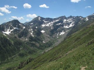 L'alto vallone d'Ischiator dal sentiero balcone