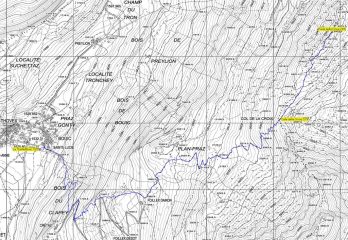 mappa itinerario