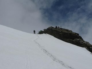 Arrivo in vetta