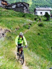 ...inizio del tecnico sentiero GTA...