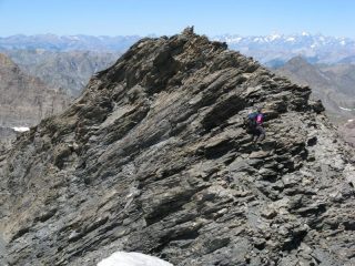 l'ultimo tratto per la cima ovest
