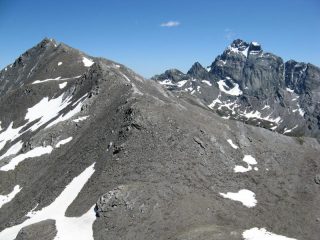 Monte Aiuguillette visto dal Pic Brusalana