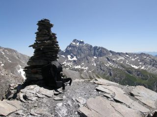 dalla cima il Monviso