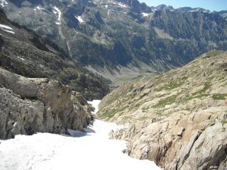La parte alta del canale