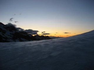 partenza all'alba