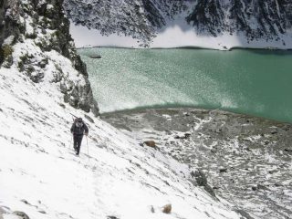 Il pendio dopo il Lago